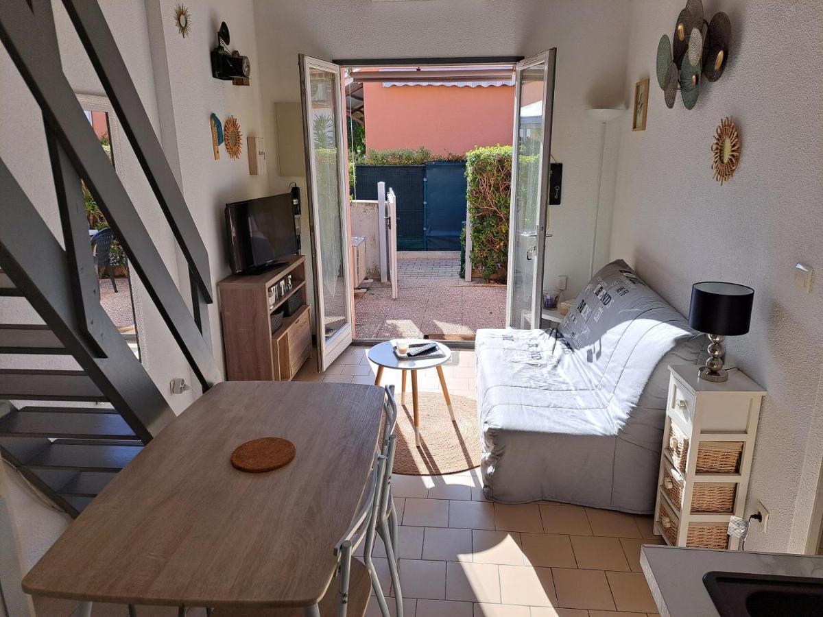 Maisonnette, 5 Pers, 500M Plage, Parking, Terrasse Agde Bagian luar foto